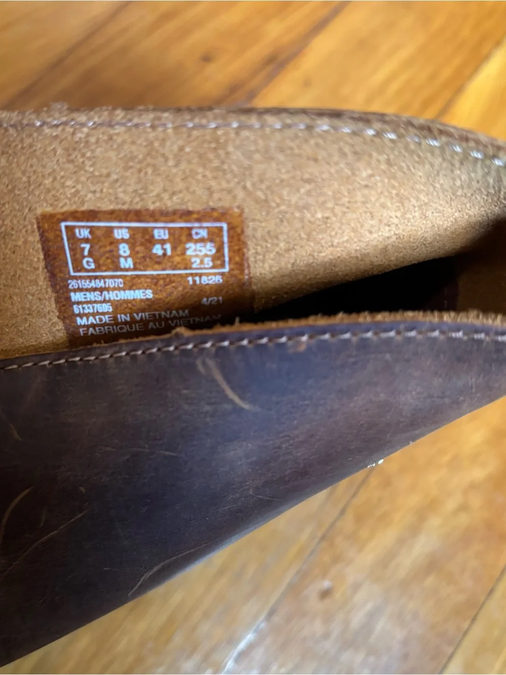 Clarks Brown Leather Lace Up Chukka Desert Ankle Boots Rubber Sole. Men's US 8